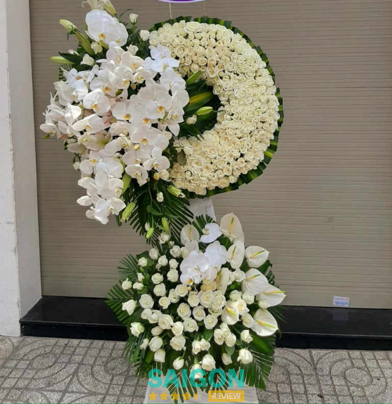 Hoa viếng đám tang tại Hoa tươi Vboy