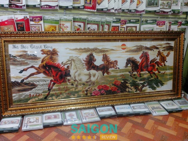 Shop tranh thêu chữ thập Sài Gòn