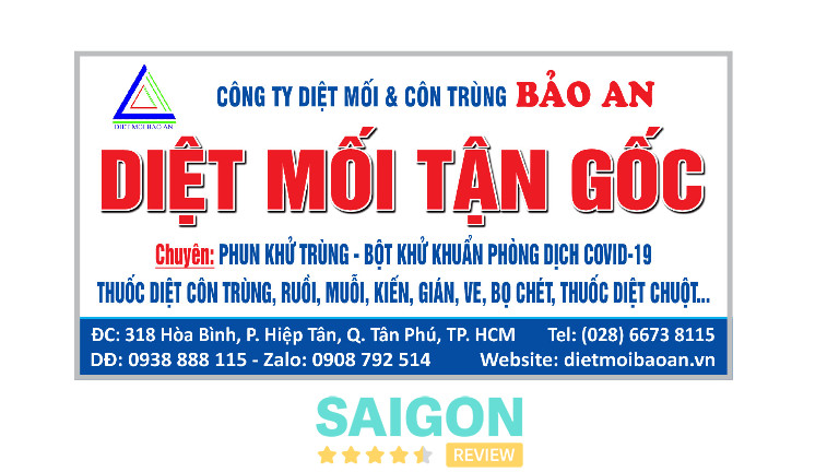 Công ty TNHH Diệt mối và côn trùng Bảo An TPHCM