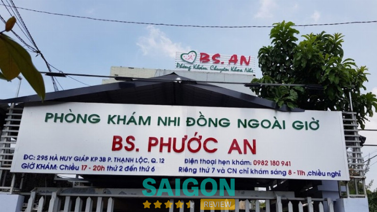 Phòng khám nhi đồng ngoài giờ của BS. Phước An TPHCM