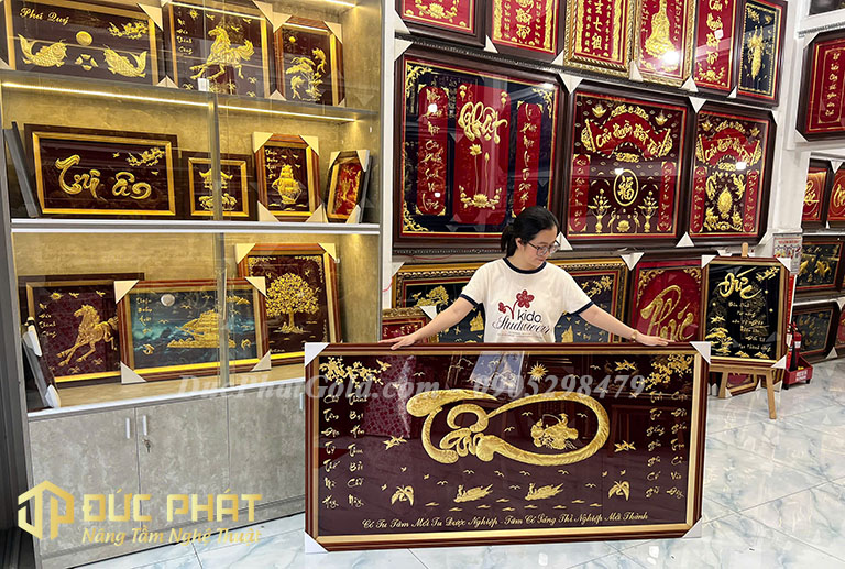 tranh dát vàng tphcm
