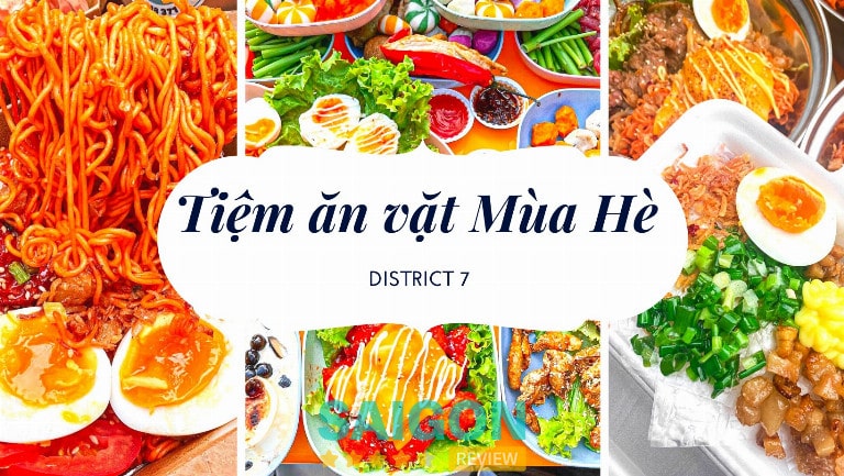 Tiệm ăn vặt Mùa hè TPHCM