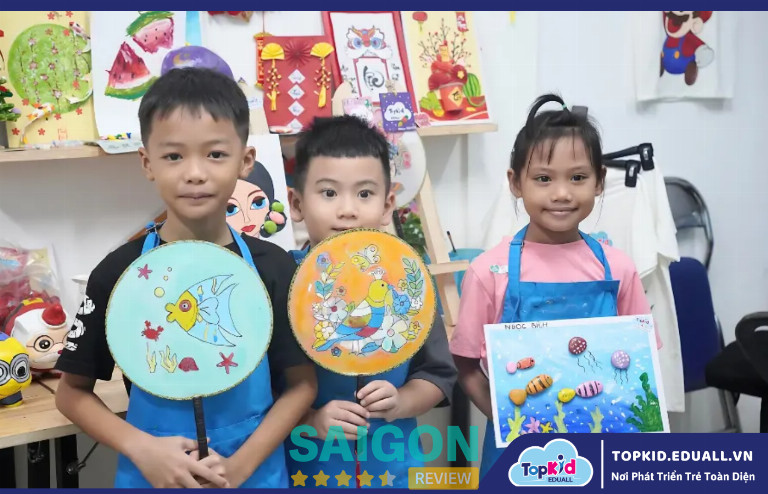 TOPKID ART Workshop Vẽ Tranh Sáng Tạo