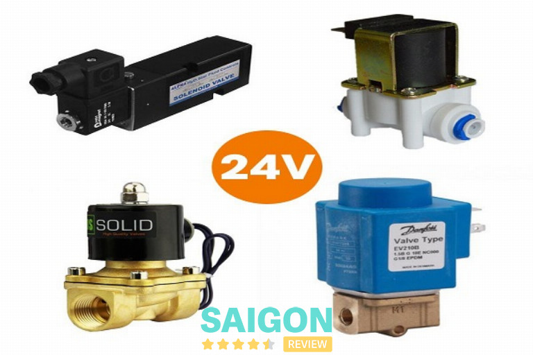 Van điện từ 12V phi 8