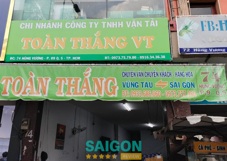 Vận Tải Toàn Thắng Chành xe Sài Gòn - Vũng Tàu