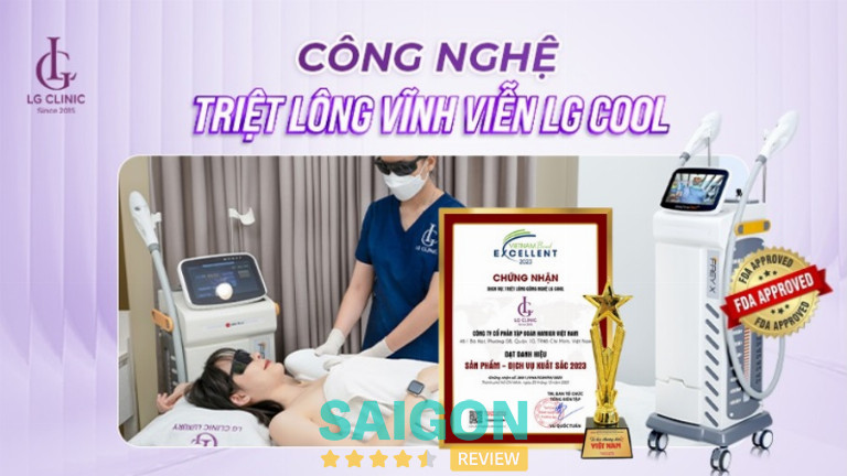 công nghệ triệt lông vĩnh viễn ở LG Cool Clinic