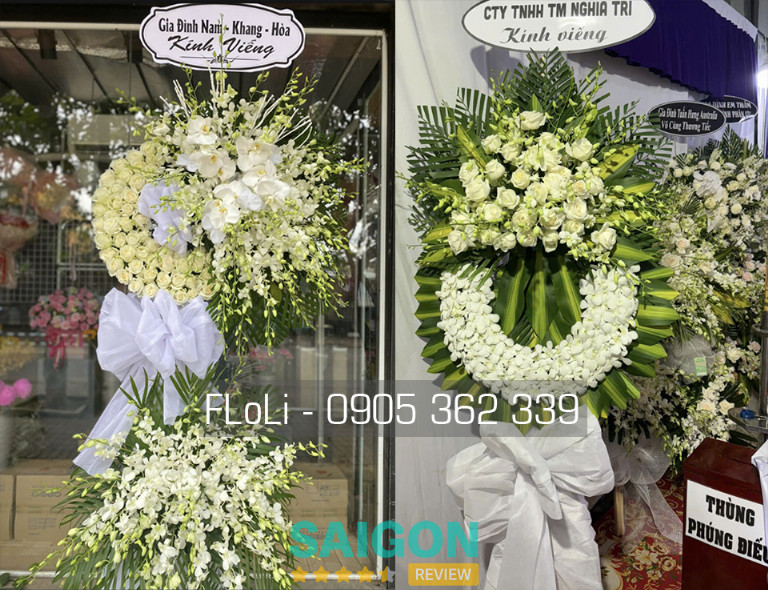 Shop Đặt vòng kệ hoa viếng đám tang ở Quận 7 Shop FLoLi