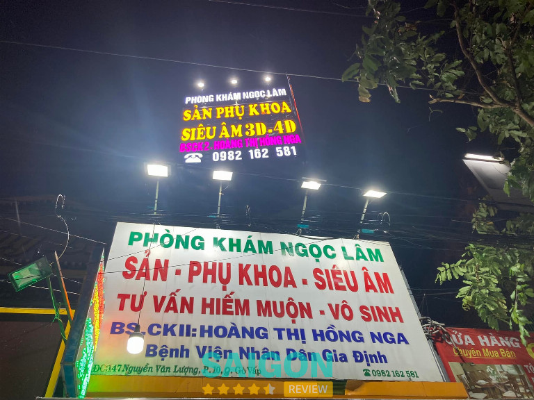 Phòng khám Sản Phụ khoa Ngọc Lâm gò vấp 