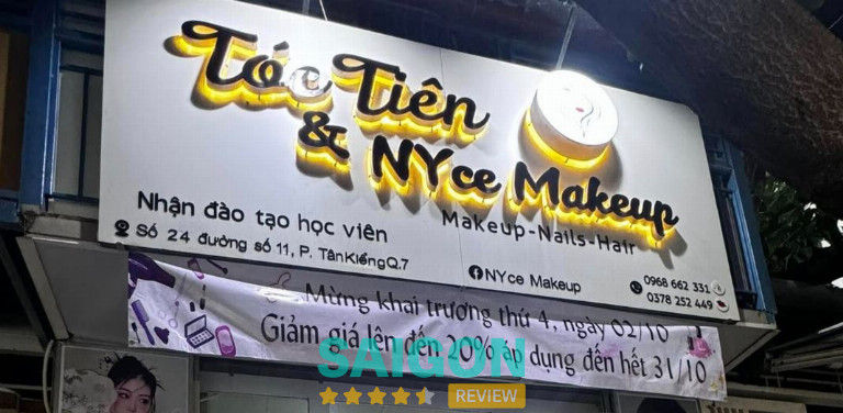 Tóc Tiên & Nyce Makeup quận 7