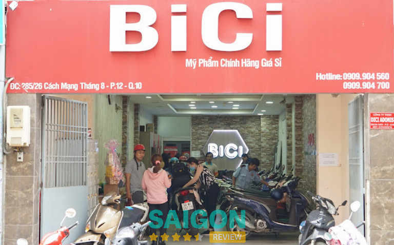 Bici Cosmetic là cửa hàng son môi uy tín tại TPHCM