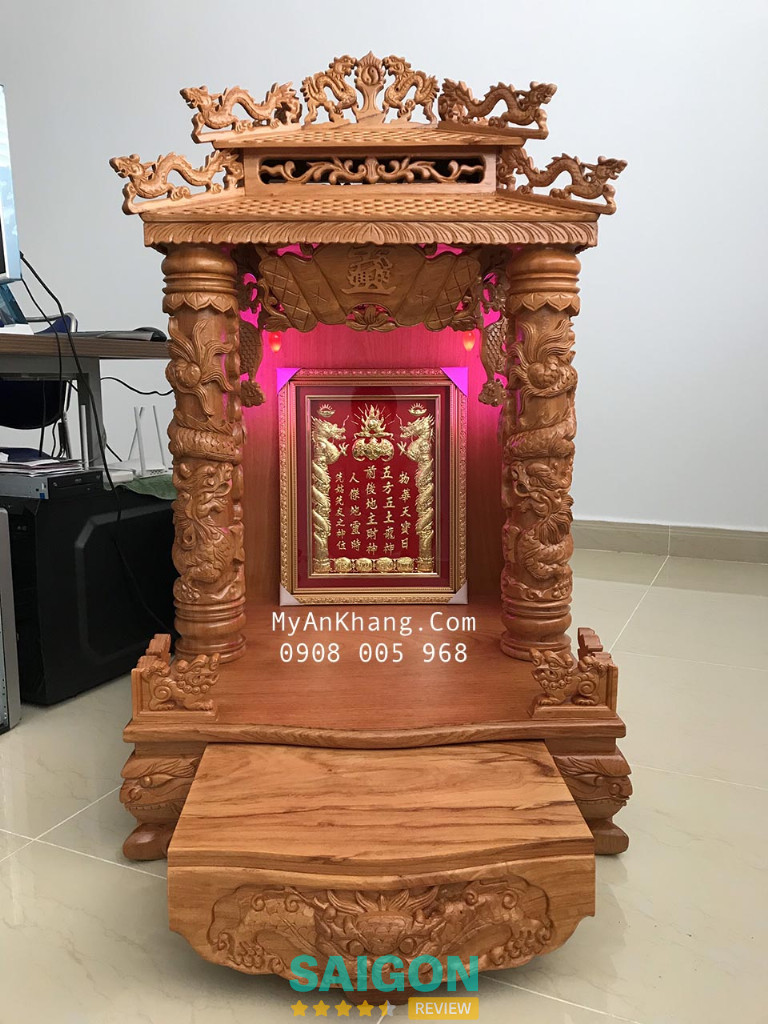 Mỹ An Khang cung cấp bài vị ông Táo ông Địa mạ vàng tại TPHCM