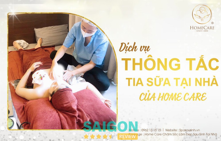 Home Care cung cấp dịch vụ thông tắc tia sữa tại nhà 
