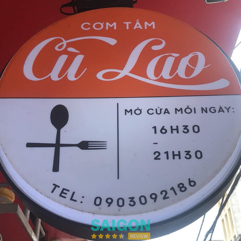 quán Cơm Tấm Cù Lao ở Quận 1