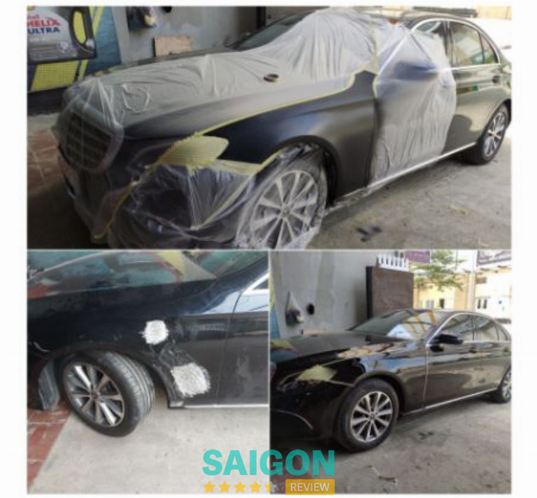 Dịch vụ sơn dặm vá xe ô tô tại Bảo An Auto