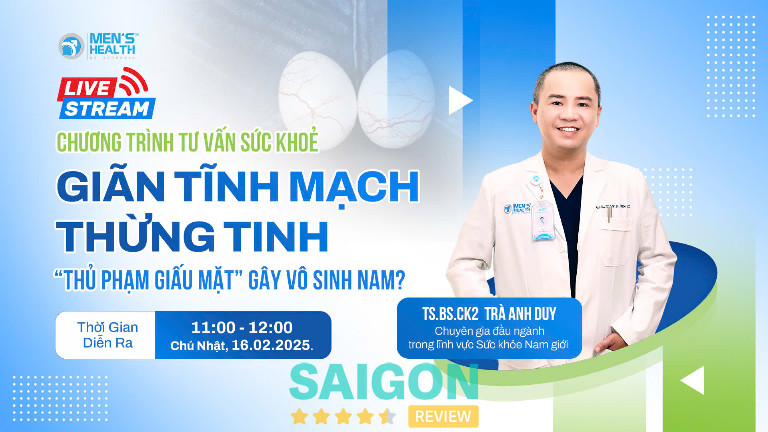 TS. BS. CK2 Trà Anh Duy chữa giãn tĩnh mạch thừng tinh 