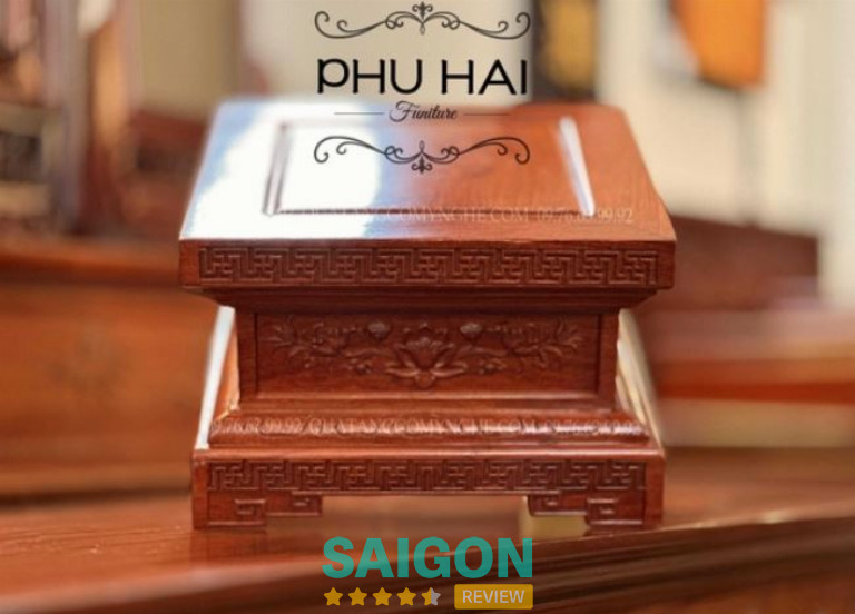 Đồ Gỗ Mỹ Nghệ Phú Hải là cửa hàng bán đế kê vuông, tròn tại TPHCM
