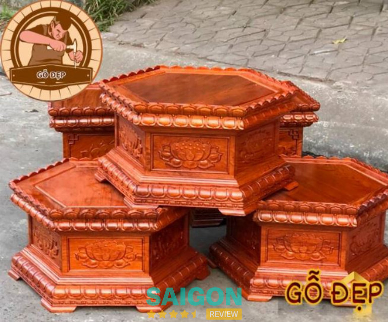 Nội Thất Gỗ Đẹp là cửa hàng bán đế kê tròn, vuông tại TPHCM