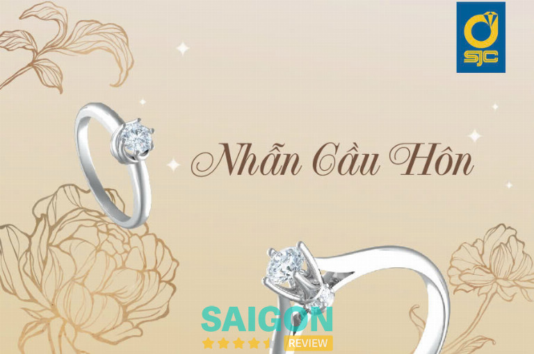 Nhẫn cầu hôn tại SJC TPHCM