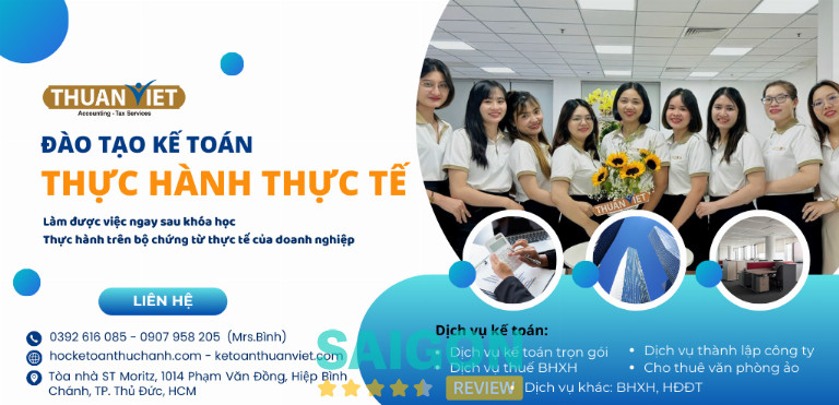 Công ty Kế toán thuế Thuận Việt Quận Bình Thạnh