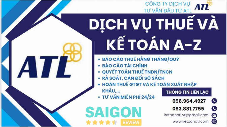 Kế Toán ATL cung cấp dịch vụ kế toán trọn gói tại Tân Bình