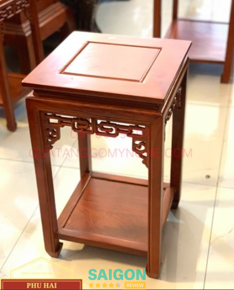 Đỗ Gỗ Mỹ Nghệ Phú Hải cung cấp đôn cao vuông, mặt chữ nhật tại TPHCM