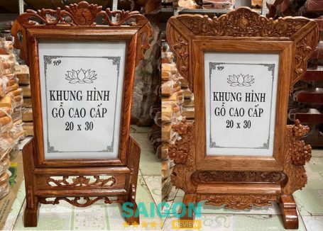 Khung ảnh thờ gỗ hương TPHCM Mỹ An Khang