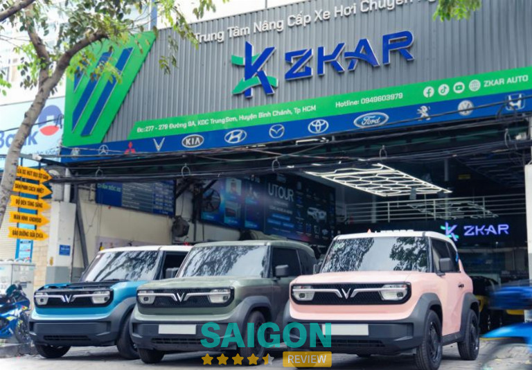 ZKar Auto tại TPHCM chuyên lắp đặt camera ô tô chính hãng