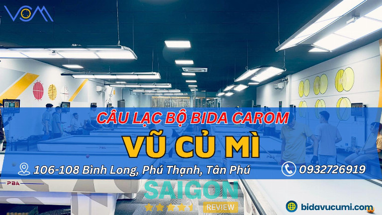 lớp học bida tại TPHCM của Vucumi