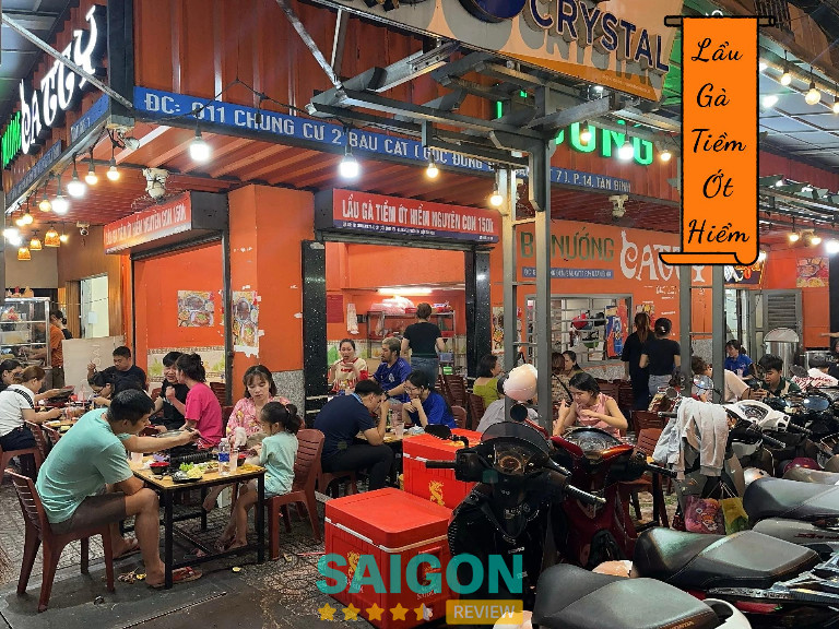 Quán 011 - Lẩu Gà Tiềm Ớt Hiểm là quán nhậu ngon khu Bàu Cát Tân Bình