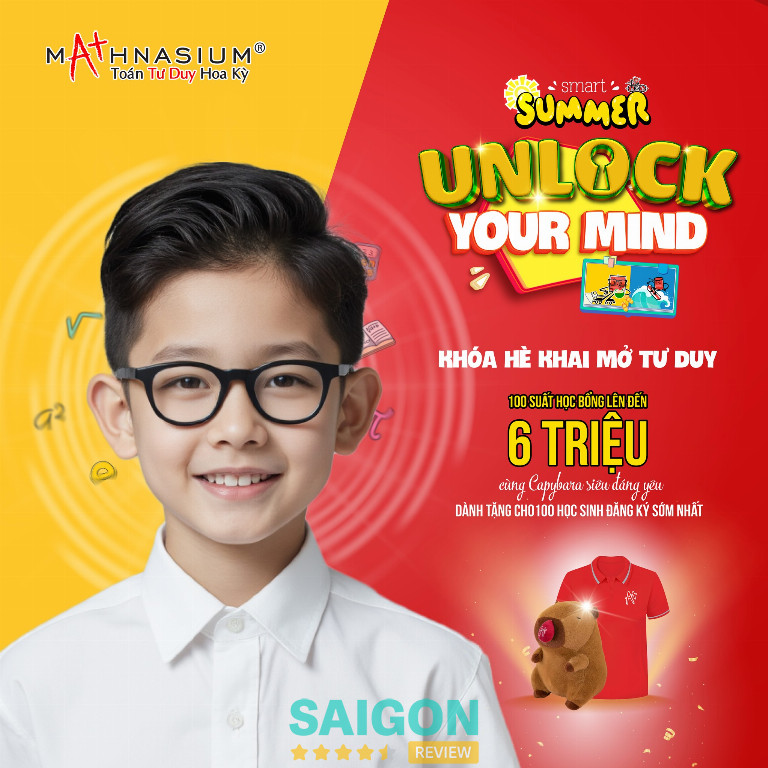 Trại hè Mathnasium cho bé ở TPHCM