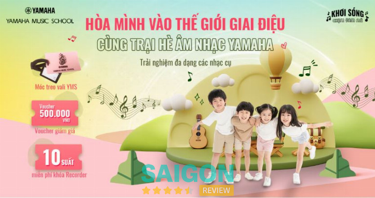 Trại Hè Âm Nhạc Yamaha cho bé ở TPHCM