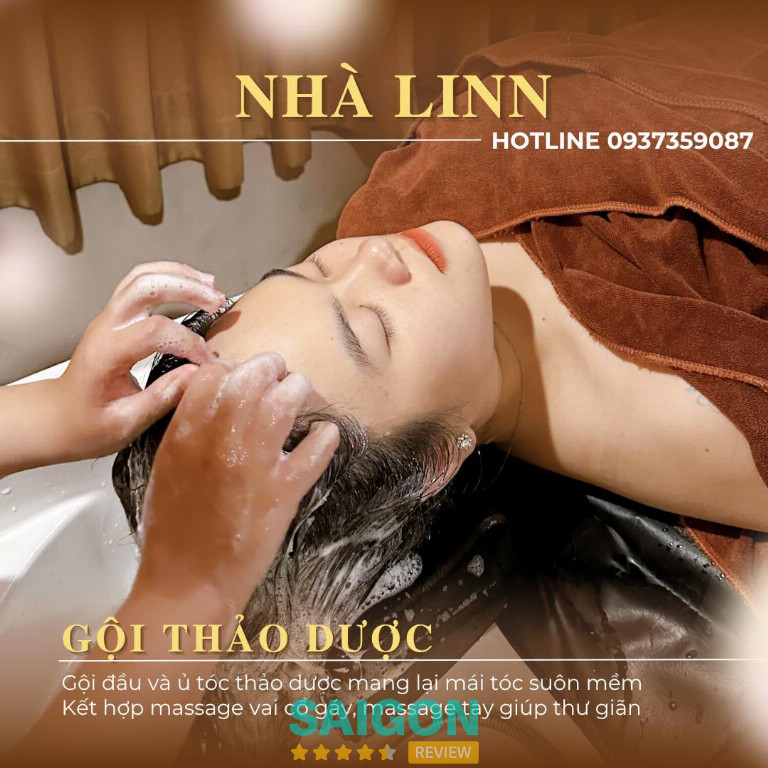 Gội đầu dưỡng sinh Nhà Linn 