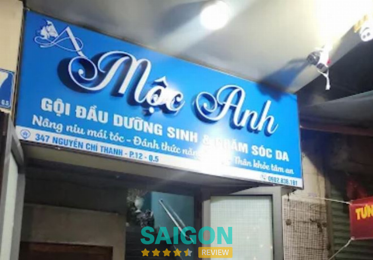 Mộc Anh là tiệm gội đầu dưỡng sinh nhẹ nhàng ở phường chợ lớn