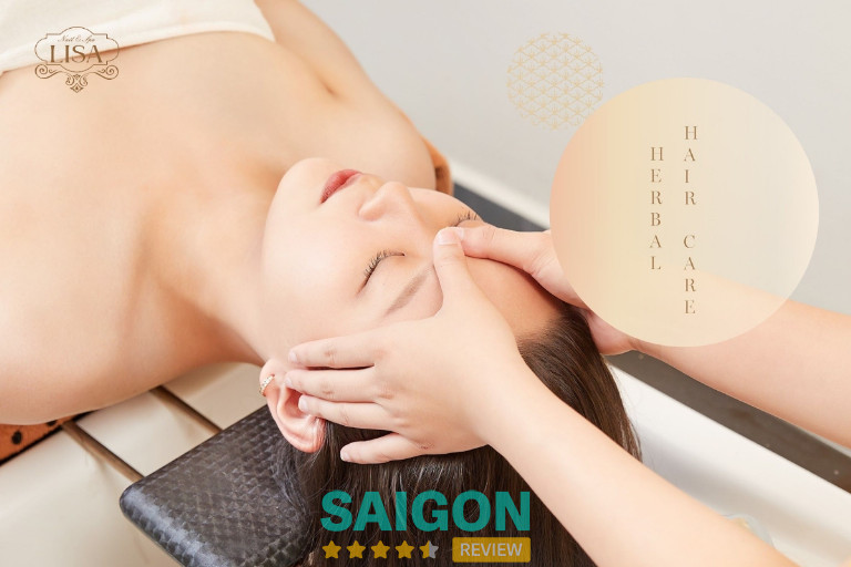 gội đầu dưỡng sinh Lisa Nail & Spa tại phường xuân hòa