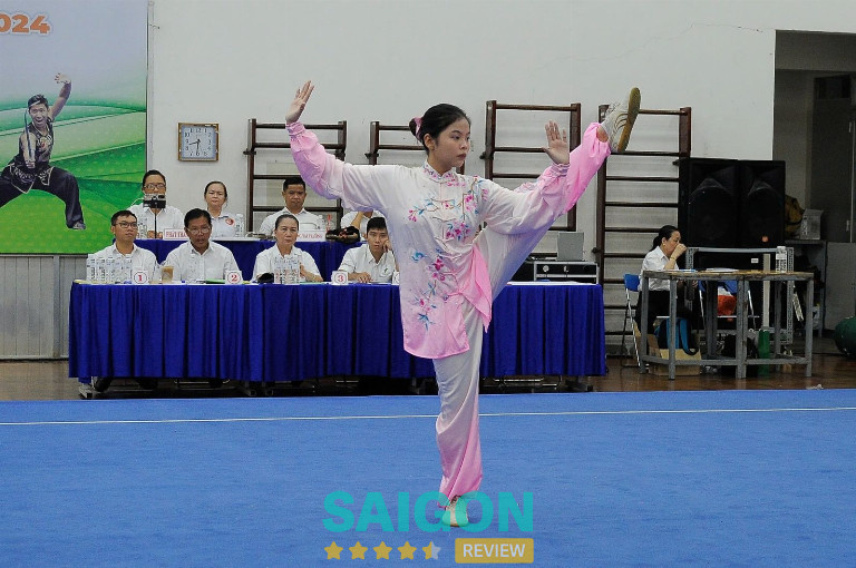 Lớp Wushu tại Trung tâm TDTT Quận Bình Thạnh