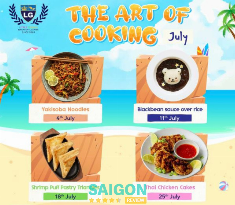 Lớp nấu ăn Little Chef tại Little Genius