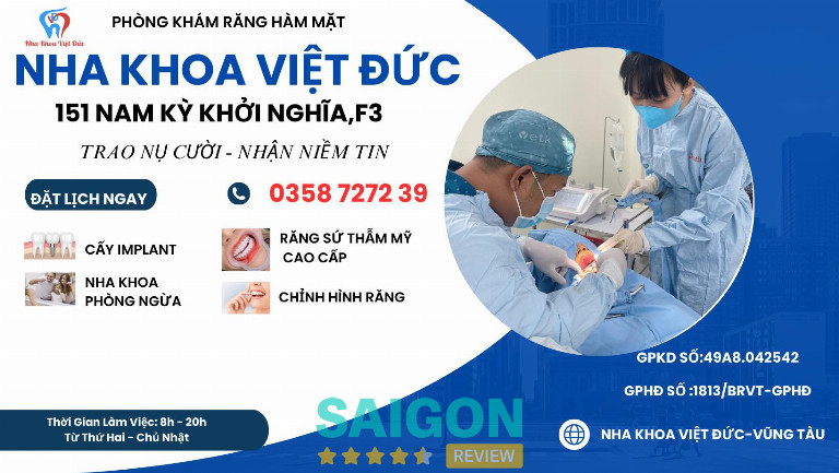 phòng khám Nha khoa Việt Đức Vũng Tàu 