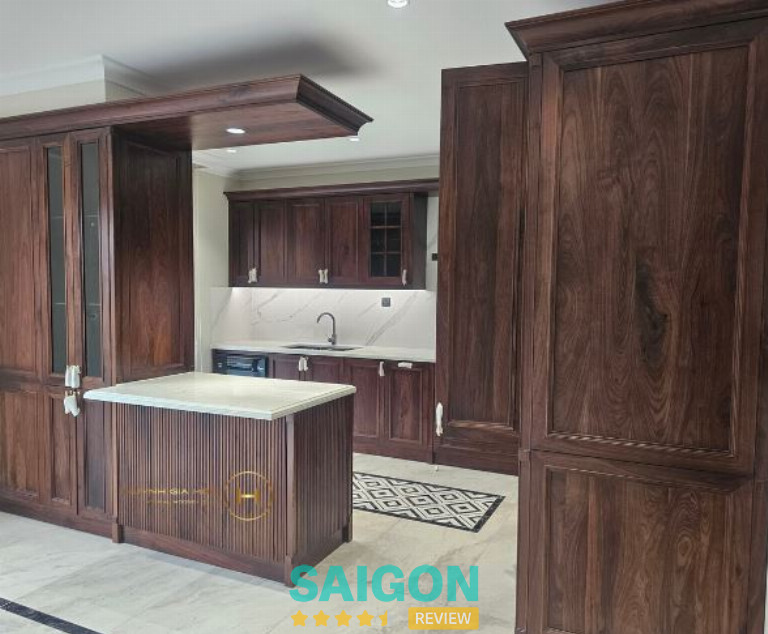 Huỳnh Gia Mộc chuyên thiết kế, thi công nội thất gỗ óc chó tại TPHCM