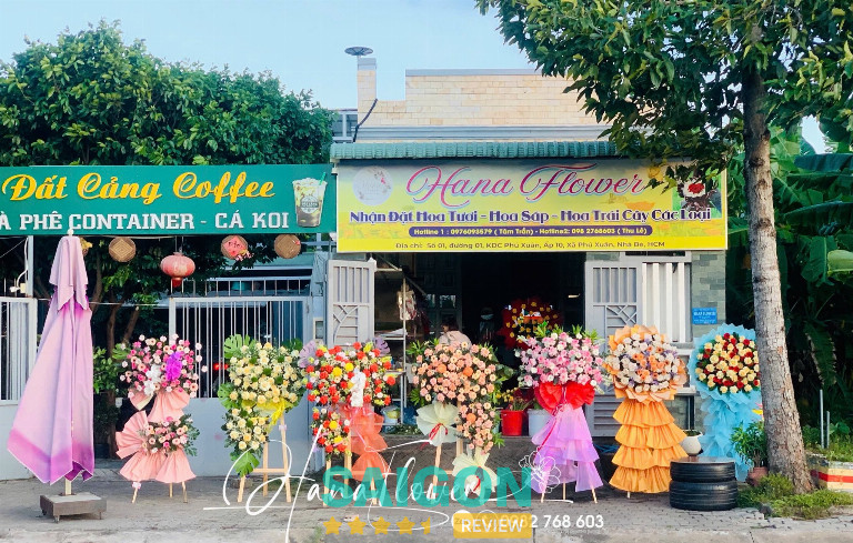 Hana Flower nổi bật với các mẫu hoa tươi bền màu