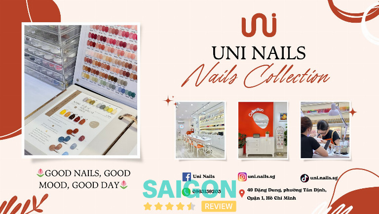 tiệm nail Uni Nails tại phường Tân Định 