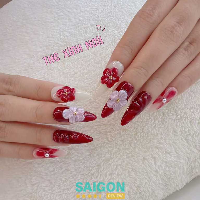 The Xinh Nail phục vụ dịch vụ chăm sóc móng tại phường Xuân Hòa