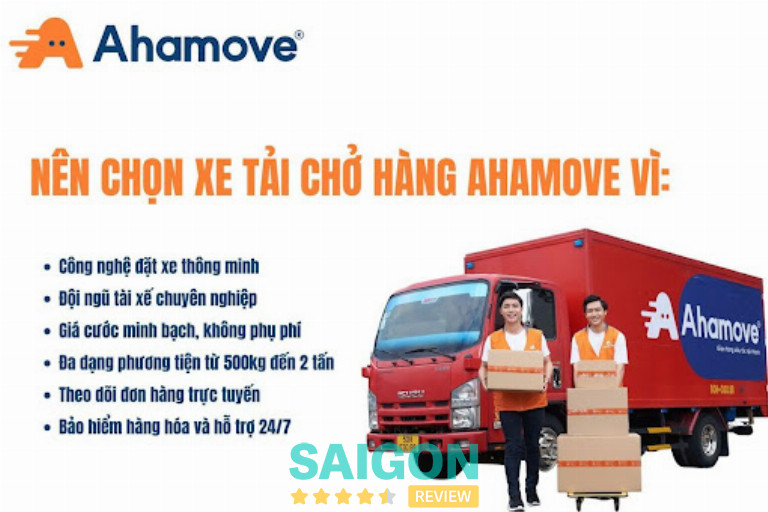 6 lý do bạn nên chọn xe tải chở hàng Ahamove tại TPHCM