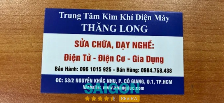 Trung Tâm Dịch Vụ Bảo hành Và Sửa Chữa Thăng Long
