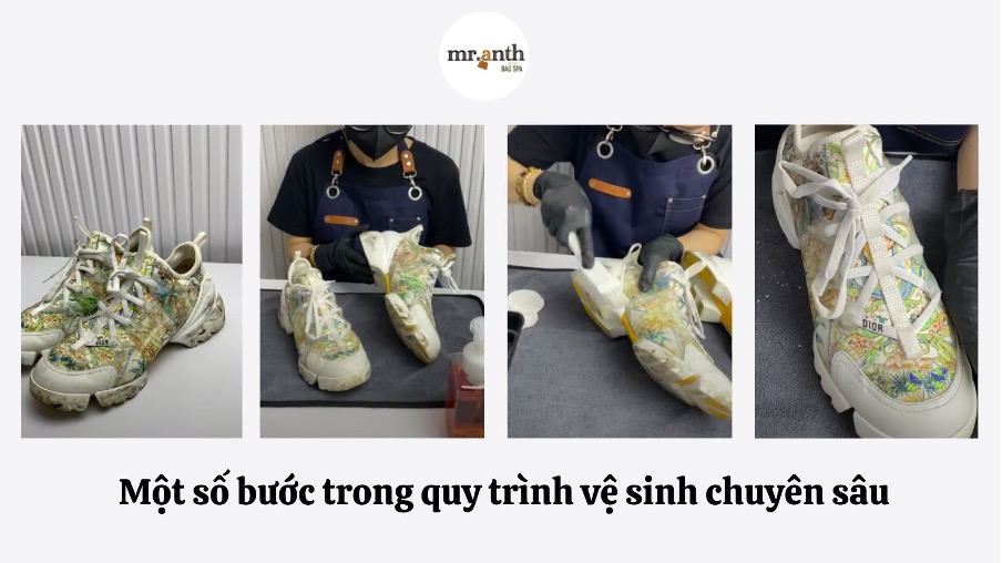 Mr Anth vệ sinh giày