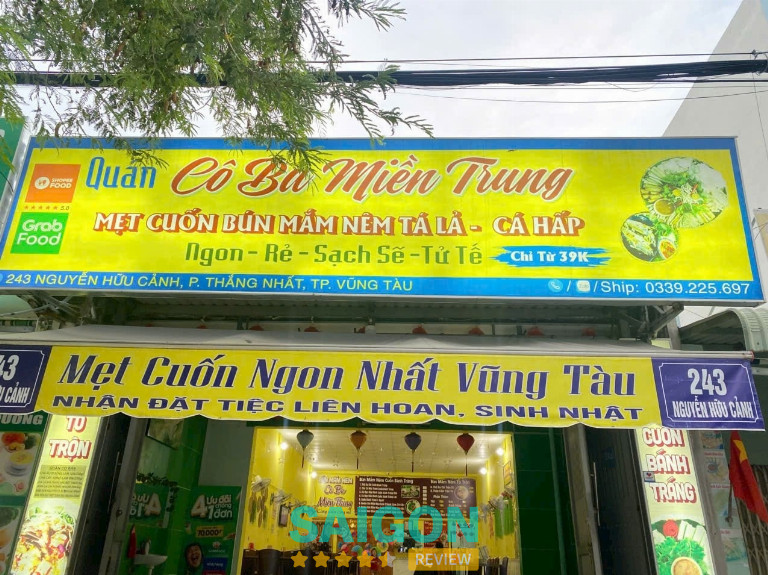 Mẹt cuốn Bún mắm nêm Cô Ba Miền Trung – P. Thắng Nhất