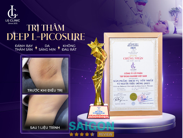 LG Clinic trị thâm tphcm
