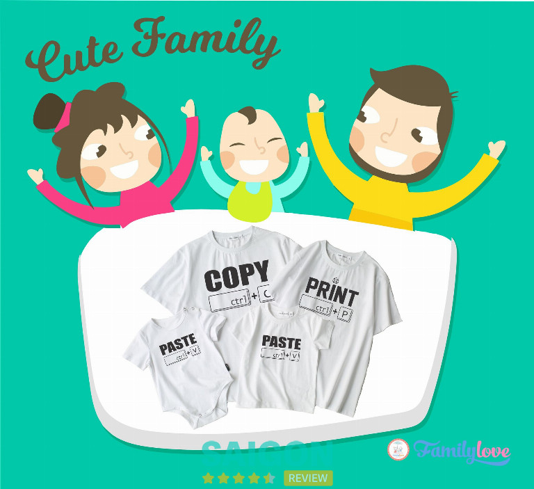 Áo gia đình Familylove.vn – Quận 1