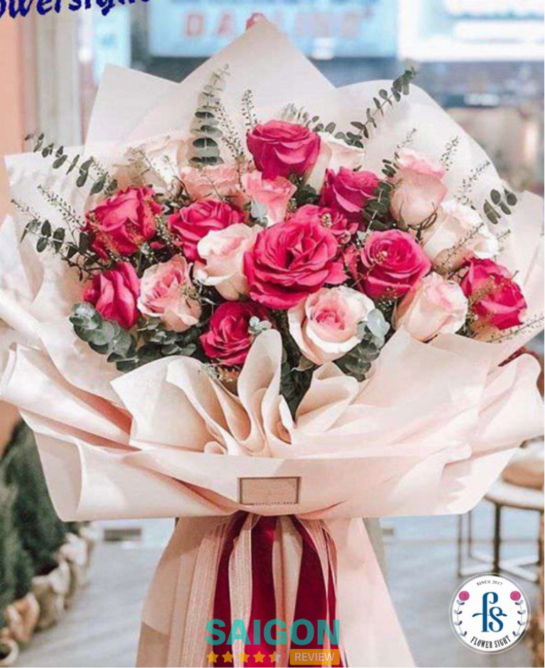 Bó hoa đặt online từ Flowersight