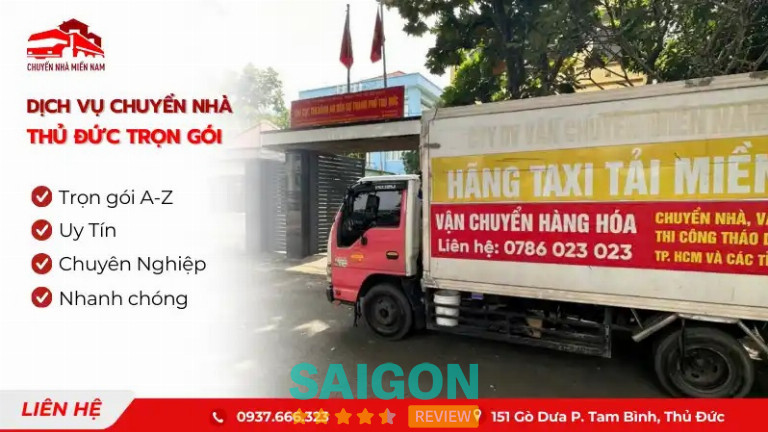Chuyển Nhà Miền Nam – 151 Gò Dưa
