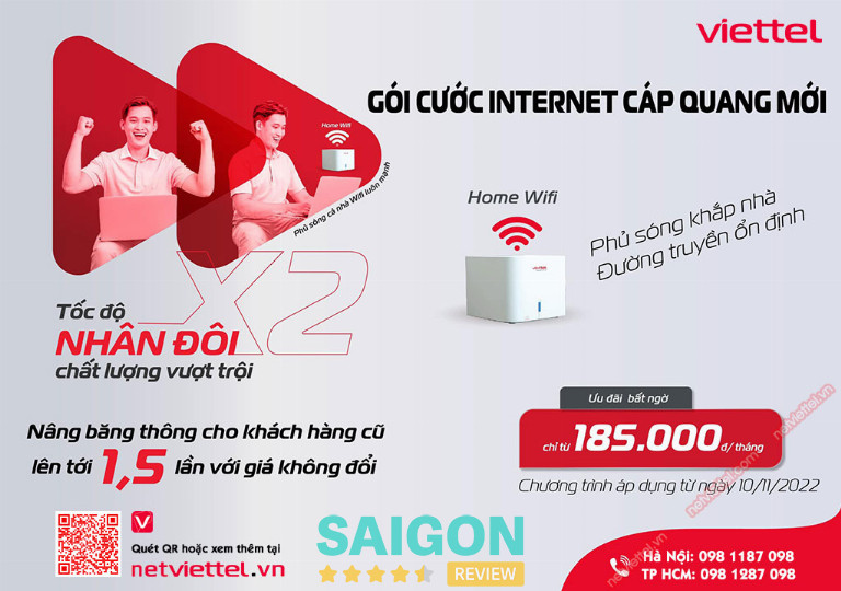 Các gói cước phổ biến tại TPHCM